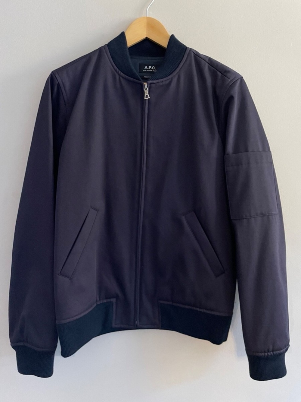 APC wool bomber jacket, L